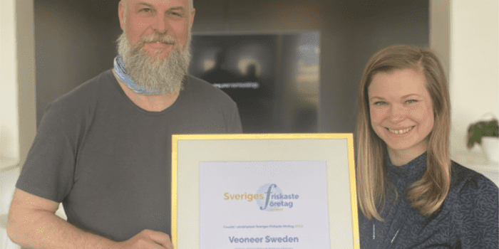Veoneer Sweden finalist i utmärkelsen Sveriges friskaste företag 2023
