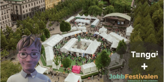 Inför årets Jobbfestival kommer jobbsökare få möjlighet att göra en intervju med avataren Tengai innan, under och efter festivalen