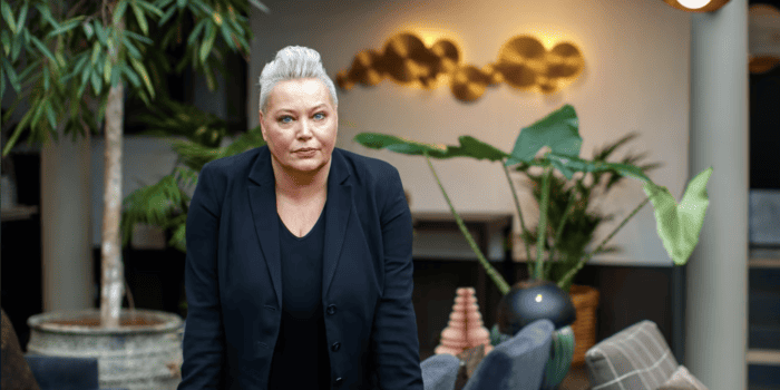 Lorri Mortensen Mates, ordförande på Ledarna inom Privat Tjänstesektor (LPT). Fotocred: Mette Ottosson