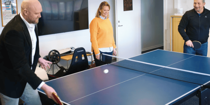 Driftklarts aktivitetsrum på kontoret i Malmö