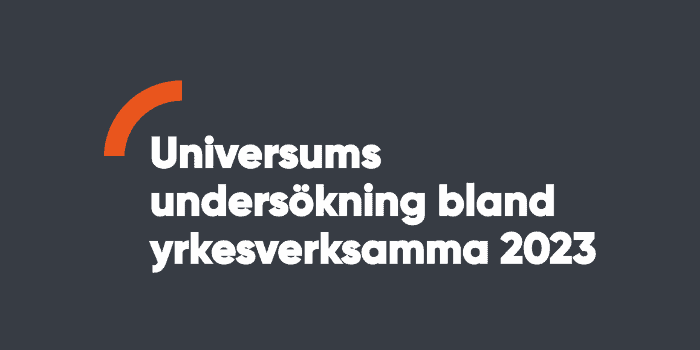 Karriärbarometern 2023, Universum
