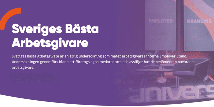 Från Universum: Sveriges Bästa Arbetsgivare 2023