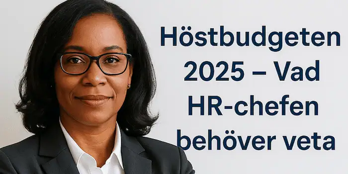 HR chef Höstbudget