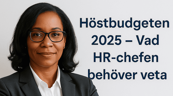 HR chef Höstbudget