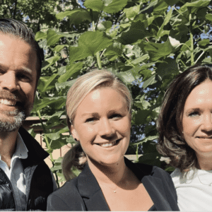 Robert Gynne, Josefin Thor och Anna Persson.