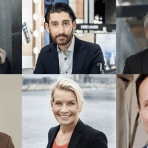 Elisabeth Beskow (vd DNB Sverige), Freddy Sobin (vd Kicks), Jan Dernestam (vd Mannheimer Swartling), Joakim Skarborg (vd Novax), Sofia Götmar-Blomstedt (vd PWC Sverige) och Carl Dahlén (vd Securitas Sverige).