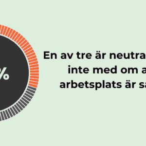 Endast 7 av 10 arbetstagare känner sig säkra på jobbet